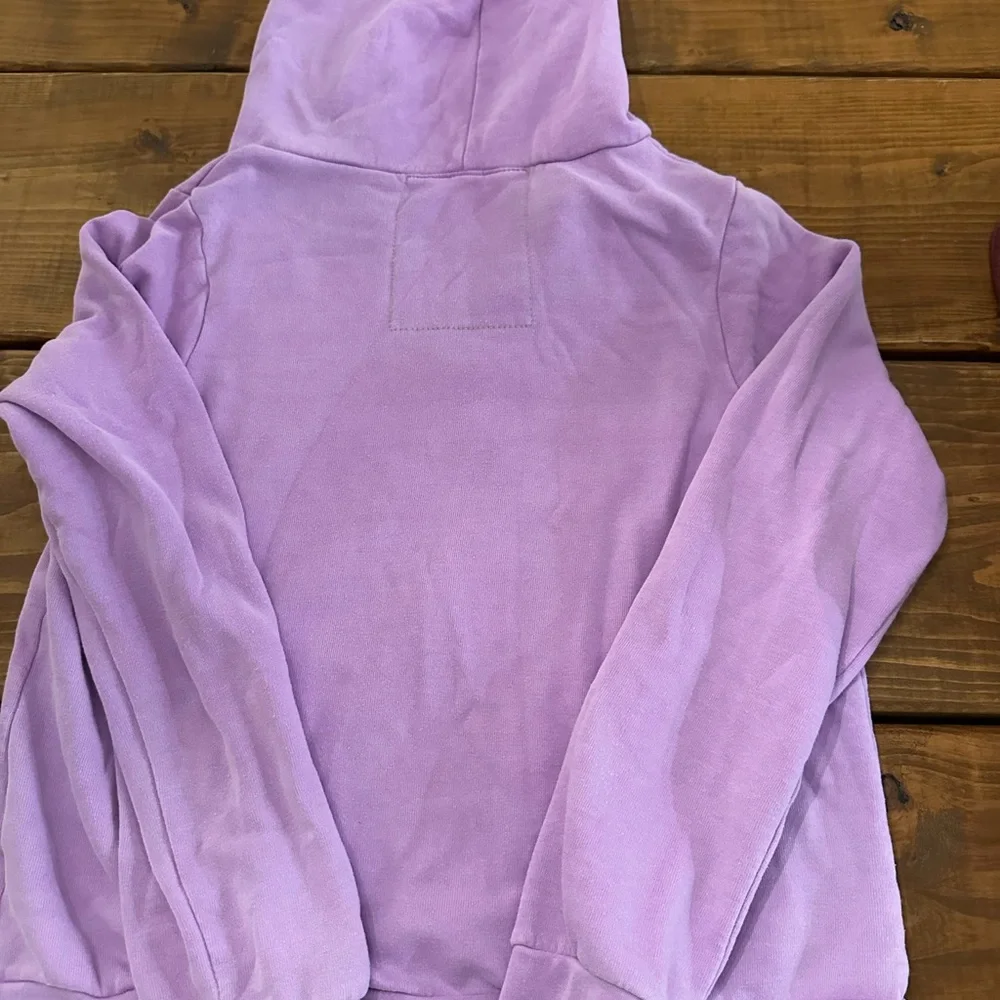 AVIATOR NATION 5 STRIPE ZIP HOODIE-PURPLE Size M NWOT - Picture 3 of 3